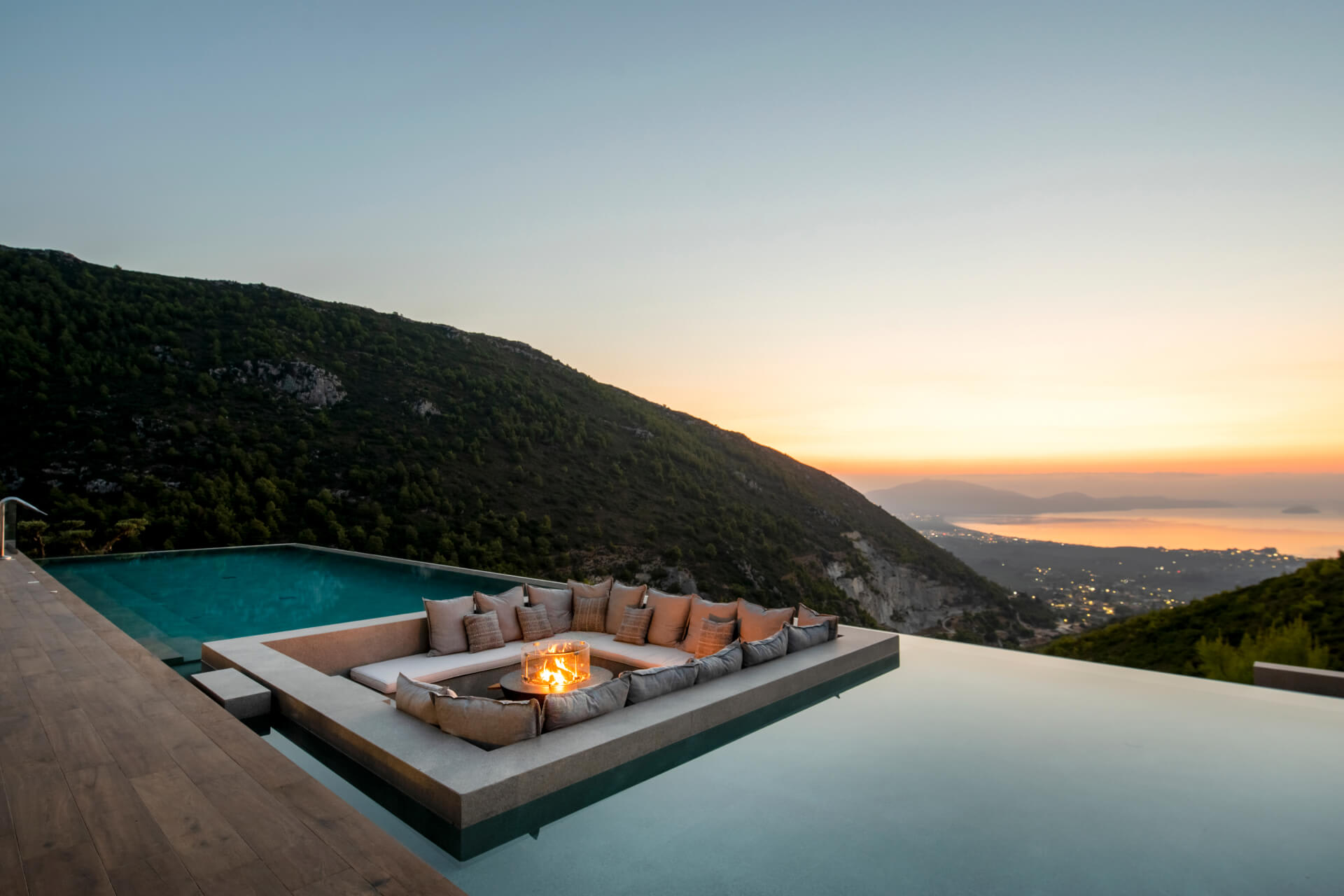 Secluded villas in Greece